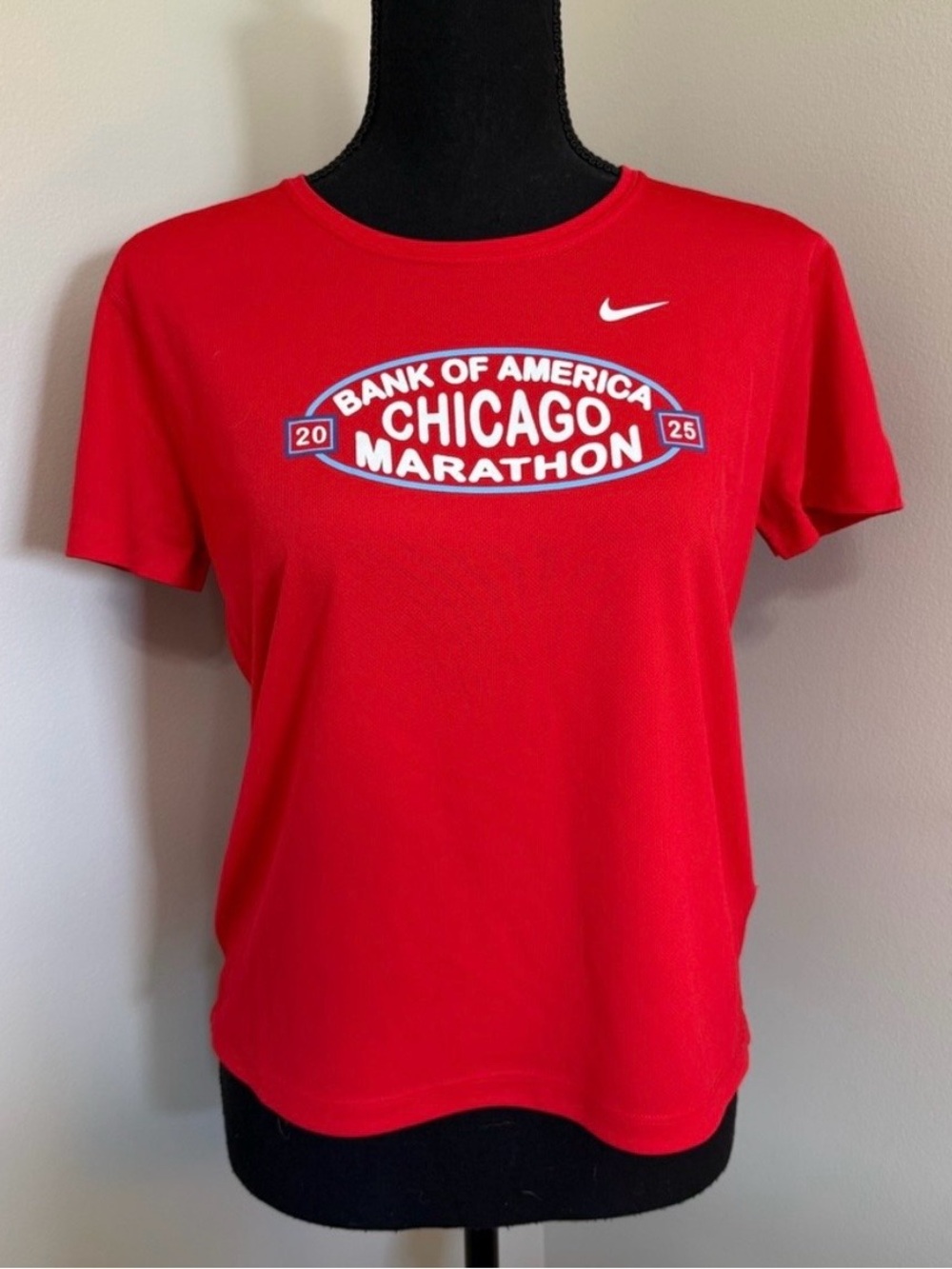 Chicago Marathon Nike Red Dri-FIT